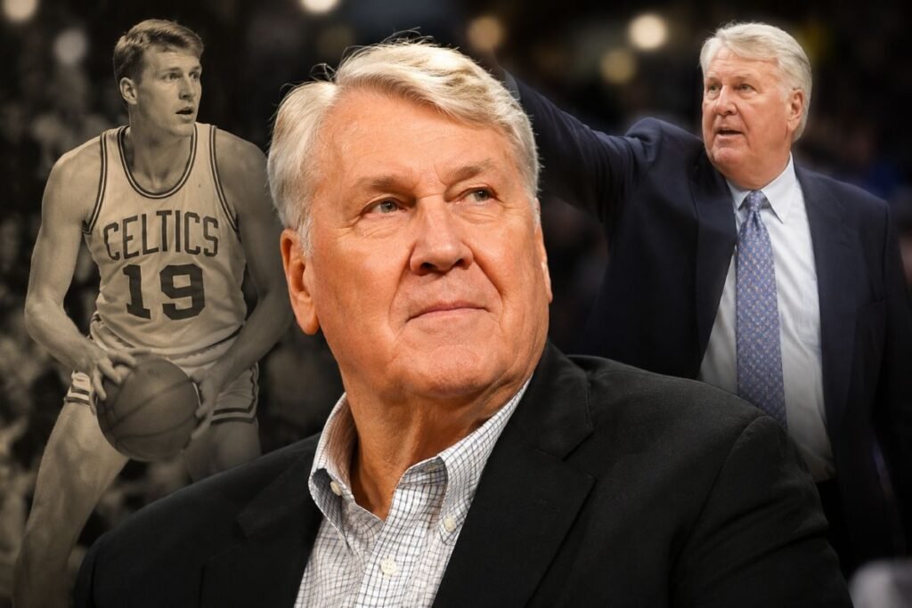 Don Nelson Dies at 86: Hall of Fame Coach & 5x NBA Champion Don Nelson, legendary NBA coach and Celtics player, in a career tribute image.