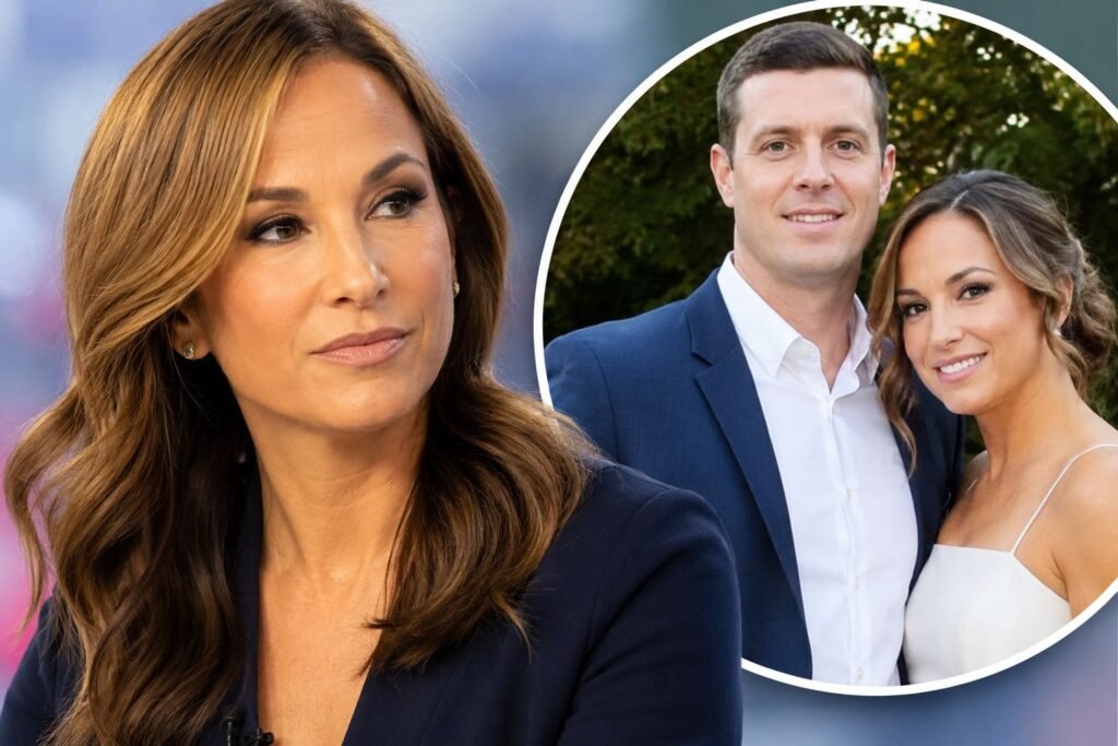 Dianna Russini with husband Kevin Goldschmidt in a family photo